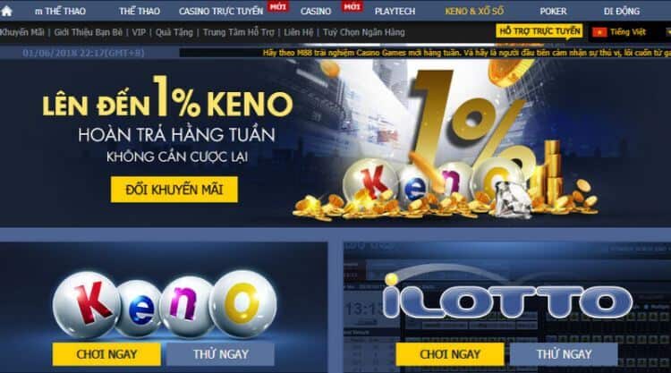lotto keno m88