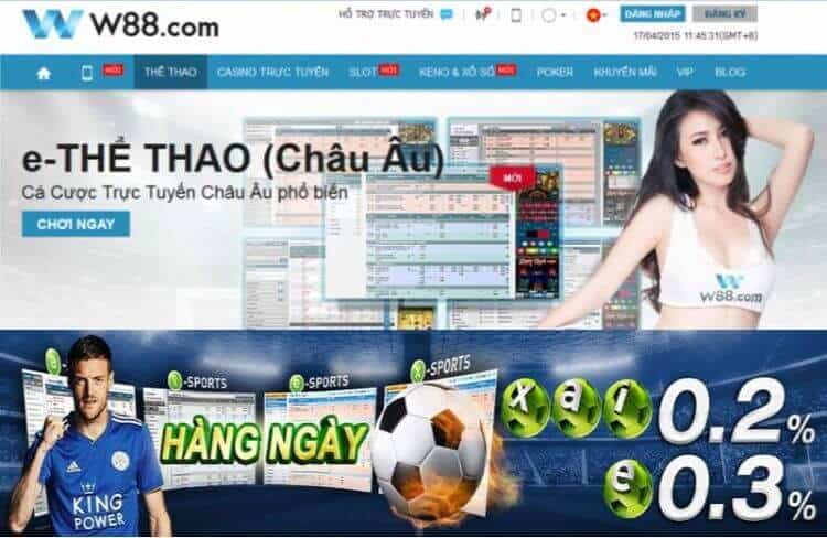 hoàn trả thể thao W88
